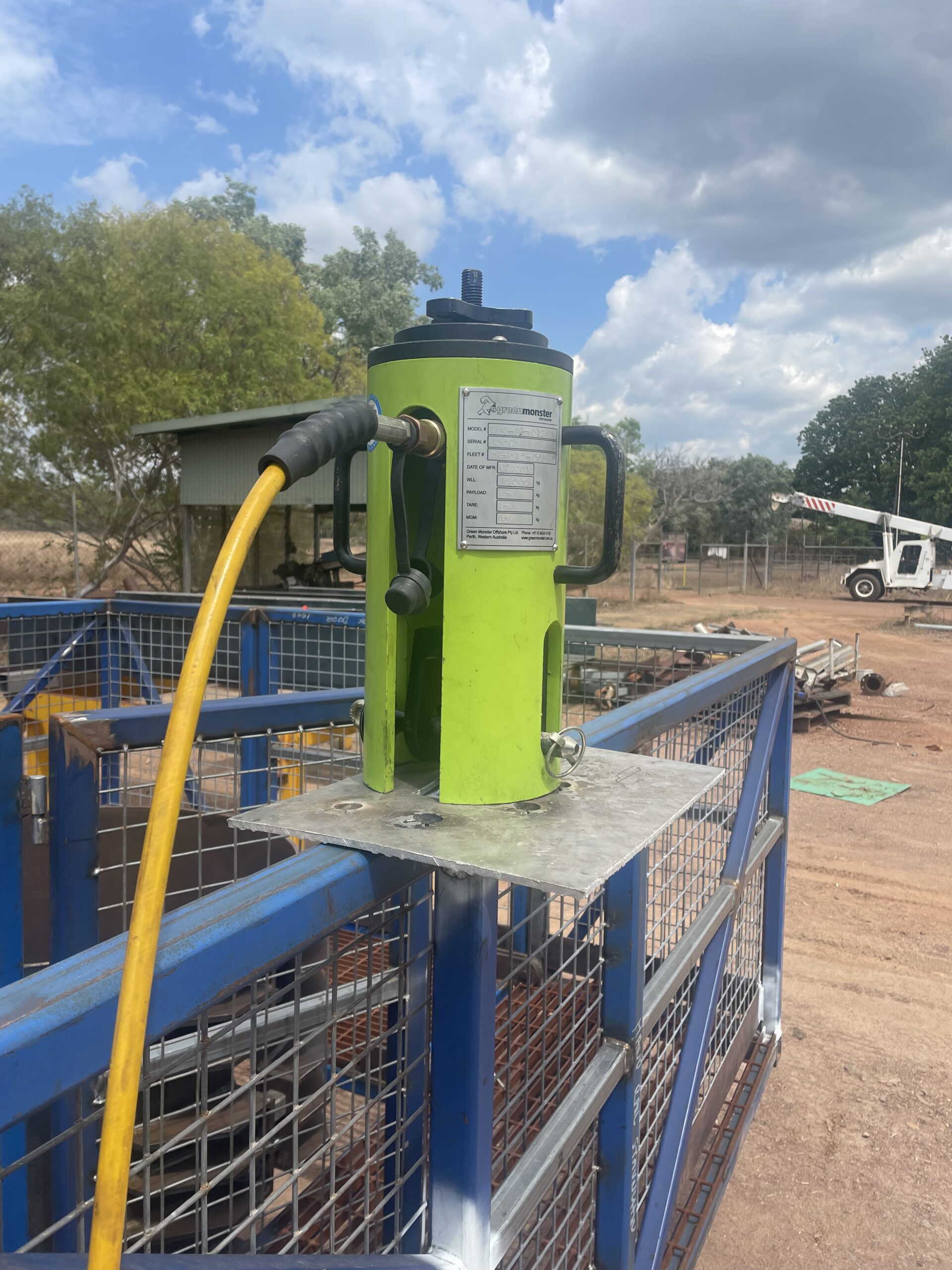 Pad Eyes Testing Rig B&D | B&D Inspection Systems